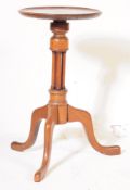 1900S EDWARDIAN MAHOGANY INLAID PEDESTAL TABLE