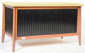 MID CENUTRY 1950S OTTOMAN UPHOLSTERED BLANKET BOX