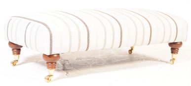 20TH CENTURY VICTORIAN REVIVAL OTTOMAN FOOTSTOOL