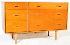 BRITISH MODERN DESIGN - MID CENTURY OAK CREDENZA