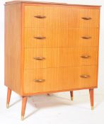 VINTAGE 20TH CENTURY TEAK CHEST OF DRAWERS