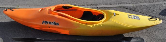 PYRANHA G SERIES KAYAK / CANOE - & PADDLE