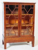 19TH CENTURY GEORGE III ASTRAGAL GLAZED CORNER CABINET