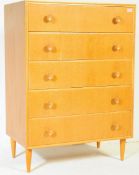 MEREDEW FURNITURE - MID CENTURY TEAK PEDESTAL CHEST