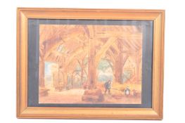 19TH CENTURY BRISTOL SCHOOL WATERCOLOUR BY WILLIAM MULLER