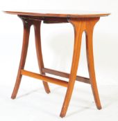 MID CENTURY TEAK FOLDING DROP LEAF TABLE