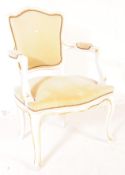 20TH CENTURY FRENCH STYLE FATEUIL CHAIR - LOUIS DELONAIS STYLE