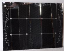 MID CENTURY VENETIAN STYLE RECTANGULAR WALL MIRROR