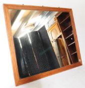 EARLY 20TH CENTURY LARGE OVERMANTEL SHOP WALL MIRROR