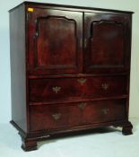 18TH CENTURY REVIVAL OAK COCKTAIL CABINET