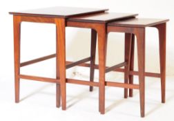 VINTAGE 20TH CENTURY TEAK NEST OF TABLES