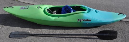 PYRANHA G SERIES KAYAK / CANOE & PADDLE