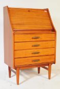 MID CENTURY TEAK BUREAU - MANNER OF JENTIQUE