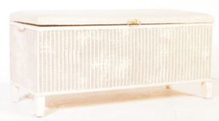 MANNER OF LLOYD LOOM - MID CENTURY BLANKET BOX & LAUNDRY BOX