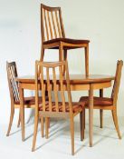 MID CENTURY G-PLAN TEAK DINING TABLE & CHAIRS