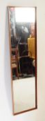 BRITISH MODERN DESIGN - MID CENTURY TEAK RECTANGULAR MIRROR