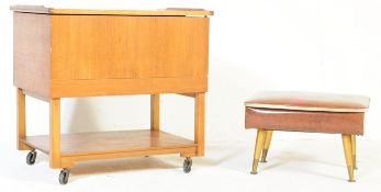 BRITISH MODERN DESIGN - MID CENTURY RETRO SEWING BOXES
