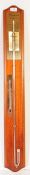 20TH CENTURY FRENCH SELON TORICELLI STICK BAROMETER
