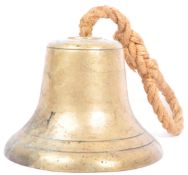 19TH CENTURY BRITISH BRASS SHIPS MARINE BELL