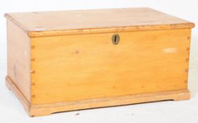 VICTORIAN 19TH CENTURY PINE BLANKET BOX