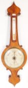 19TH CENTURY E. ZUCCANI MAHOGANY BANJO BAROMETER