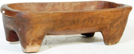 LARGE CONTINENAL EASTERN EUROPEAN WOODEN DOUGH BOWL