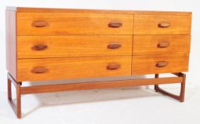 G PLAN QUADRILLE PATTERN TEAK WOOD SIDEBOARD