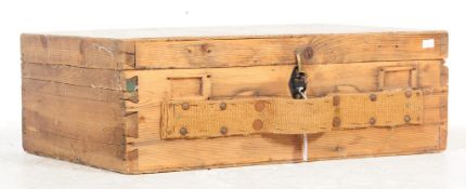 SCRATCH BUILT WOODEN CARPENTER'S TOOL BOX CASE