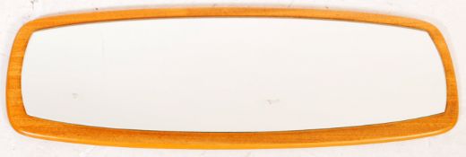 VINTAGE MID 20TH CENTURY TEAK HANGING WALL MIRROR