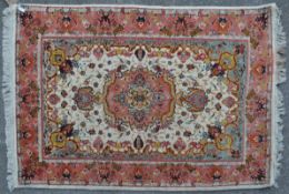 LATE 20TH CENTURY IRANIAN TABRIZ CARPET FLOOR RUG