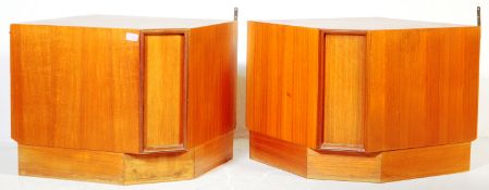 MID CENTURY RETRO GPLAN TEAK CORNER CABINETS
