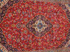 20TH CENTURY CENTRAL PERSIAN KASHAN CARPET