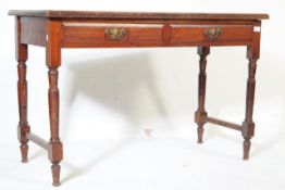 VICTORIAN 19TH CENTURY MAHOGANY WRITING TABLE DESK