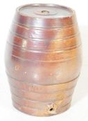 19TH CENTURY VICTORIAN EARTHENWARE DRINK BARRELS