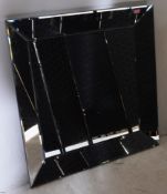 CONTEMPORARY DESIGNER WIDE BEVELLED & FRAMED MIRROR