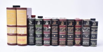 QUANTITY OF VINTAGE BOOK SHAPED WHISKY MINIATURES