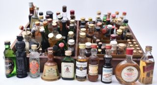 COLLECTION OF VINTAGE LIQUOR, WHISKY & SPIRITS MINIATURE BOTTLES