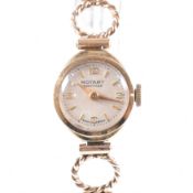 VINTAGE HALLMARKED 9CT GOLD ROTARY MAXIMUS WRISTWATCH