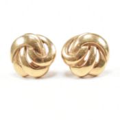 VINTAGE HALLMARKED 9CT GOLD STUD EARRINGS