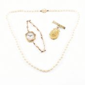 COLLECTION OF ANTIQUE & VINTAGE 18CT 15CT & 9CT GOLD JEWELLERY