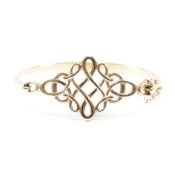 HALLMARKED 9CT GOLD BANGLE BRACELET