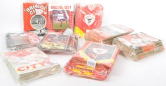 BRISTOL CITY FOOTBALL CLUB - MATCH DAY FOOTBALL PROGRAMMES