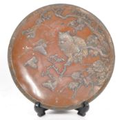 19TH CENTURY JAPANESE MEIJI COPPER & BRONZE PLATE
