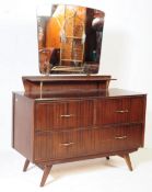 RETRO MID 20TH CENTURY WALNUT DRESSING TABLE