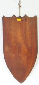 20TH CENTURY WALL HANGING OAK ARMORIAL WALL PLAQUE
