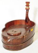 19TH CENTURY CHINESE WOODEN HAND PAINTED BIDET