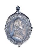 ENGLISH CIVIL WAR - KING CHARLES I ROYAL SUPPORTERS BADGE