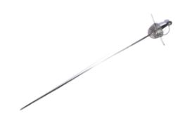 17TH CENTURY SPANISH CUP HILT RAPIER SWORD