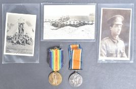 WWI FIRST WORLD WAR MEDAL PAIR - HONOURABLE ARTILLERY COMPANY