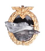 WWII SECOND WORLD WAR GERMAN KRIEGSMARINE S-BOAT BADGE